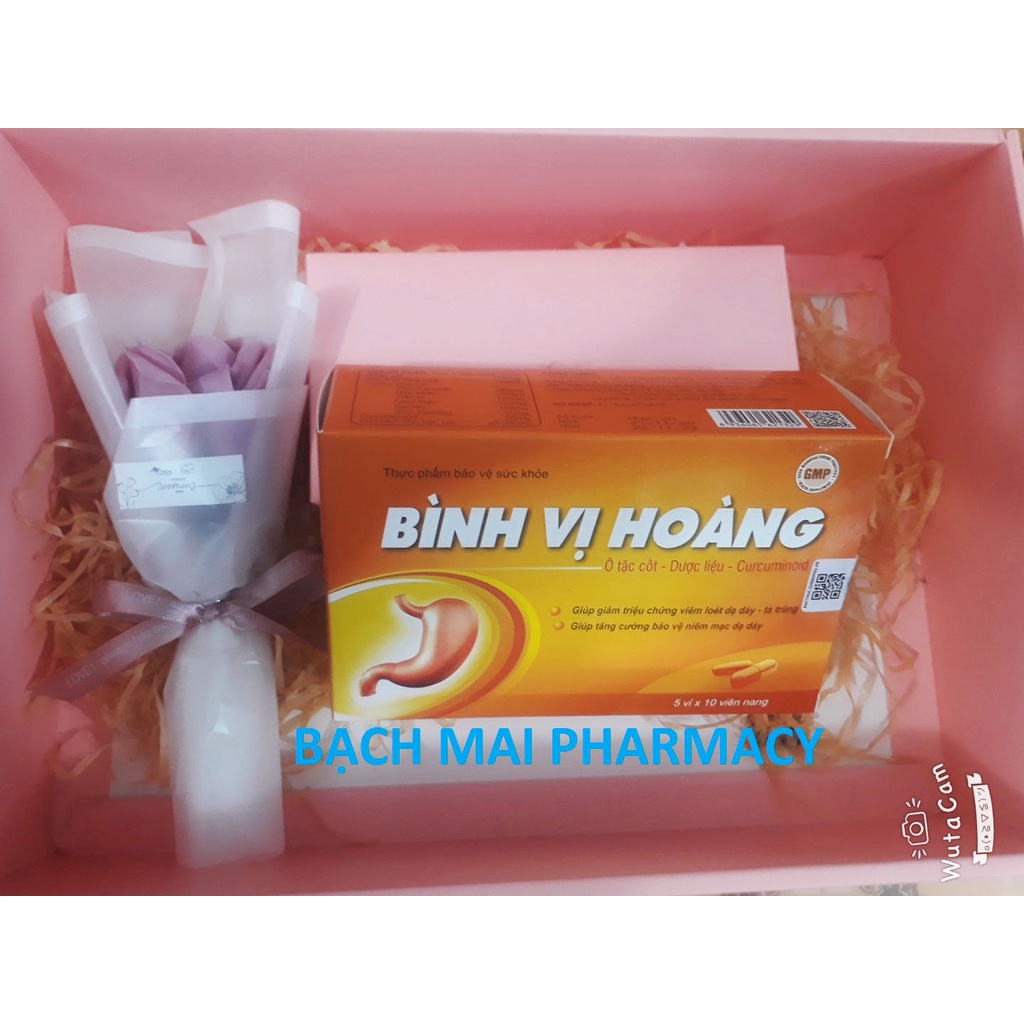 (CHÍNH HÃNG) Viên uống dạ dày BÌNH VỊ HOÀNG, giúp giảm triệu chứng viêm loét dạ dày, tá tràng; bảo vệ niêm mạc dạ dày
