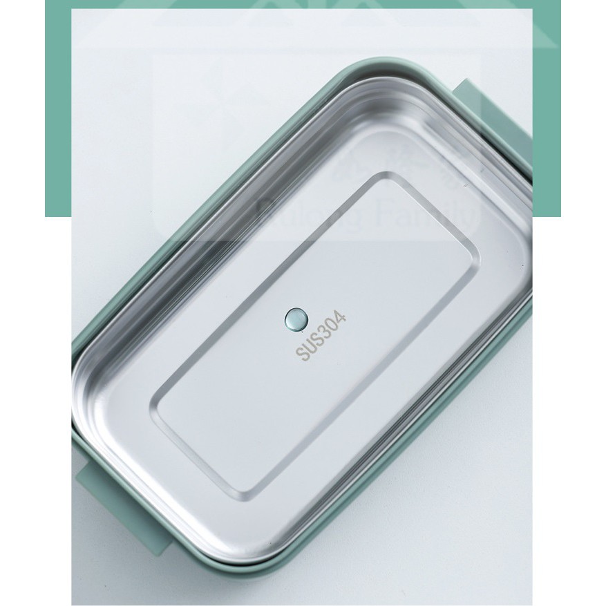 Khay Inox 304 + Bát Canh Cho Hộp Cơm Giữ Nhiệt 2 Tầng
