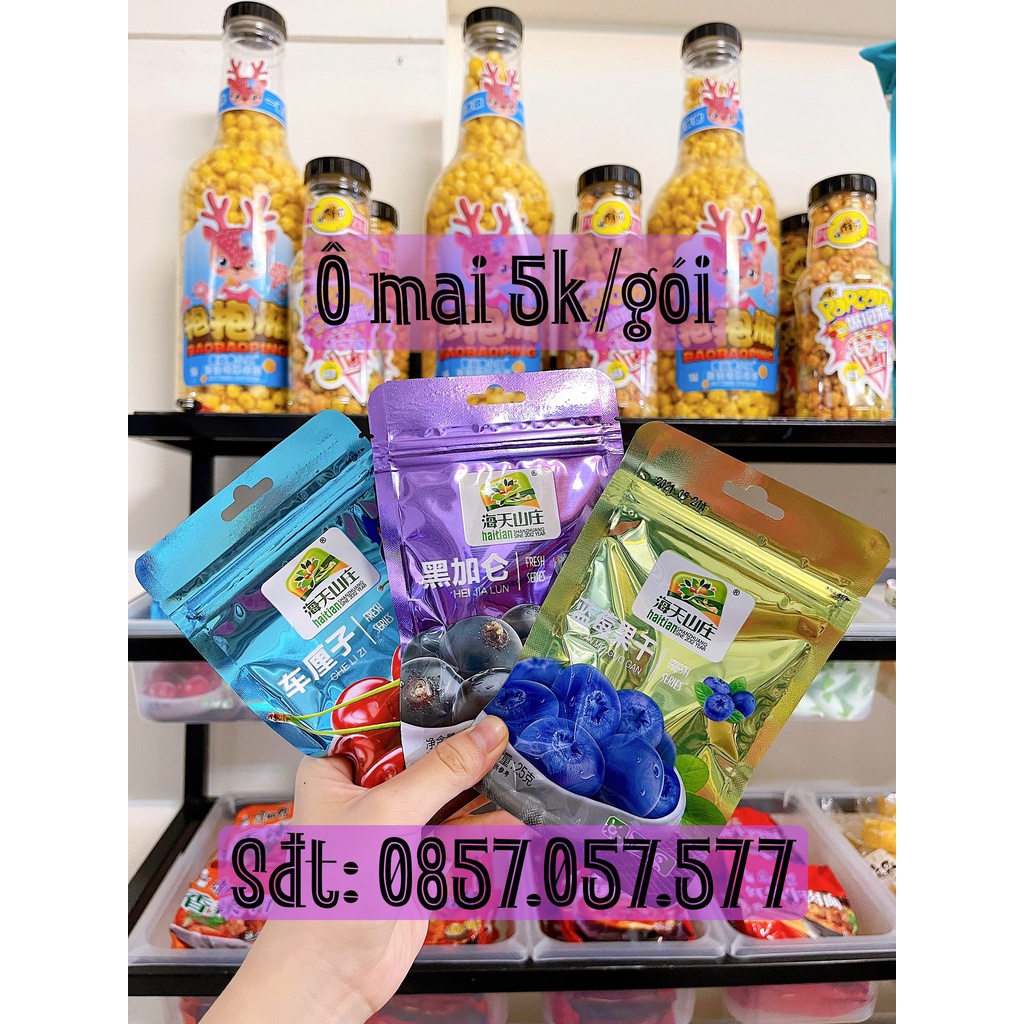 Ô mai gói nhỏ 3 vị