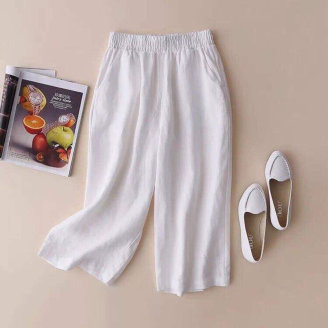[47-60ký]Quần đũi xứơc culottes ống suông rộng có túi 2 bên | BigBuy360 - bigbuy360.vn