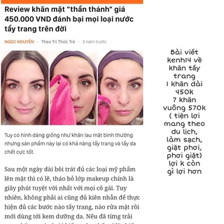 [BILL US] Tách set khăn tẩy trang Makeup Eraser mini
