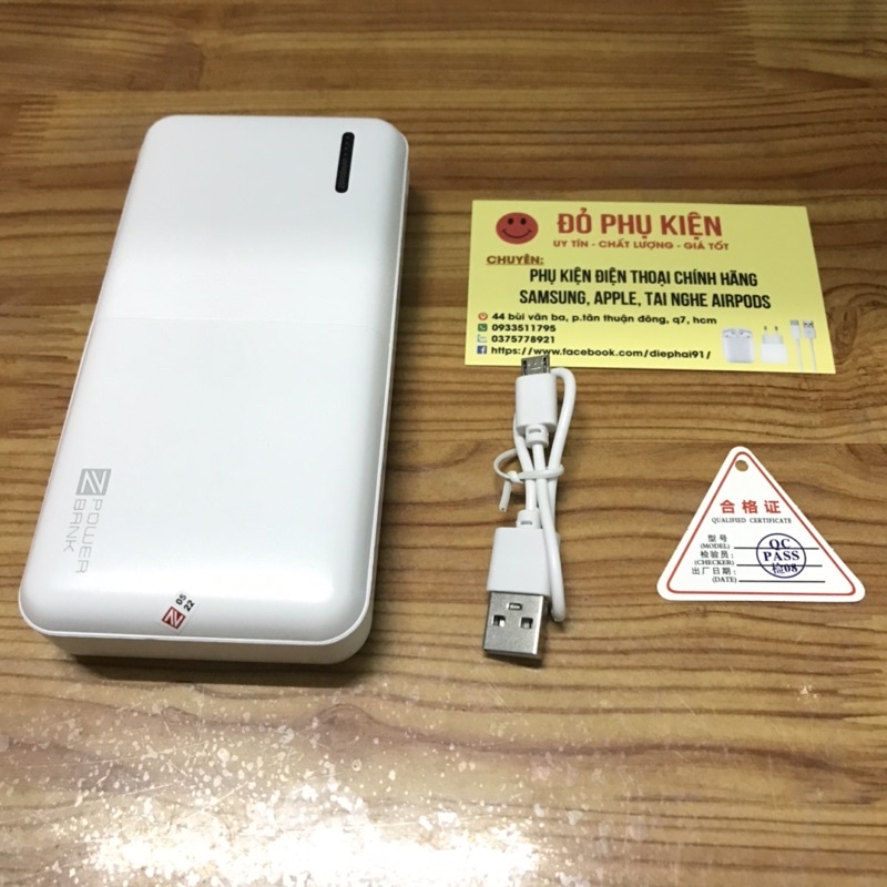 pin sạc dự phòng 20000mah POWER BANK chính hãng ZUZG bảo hành 3 tháng