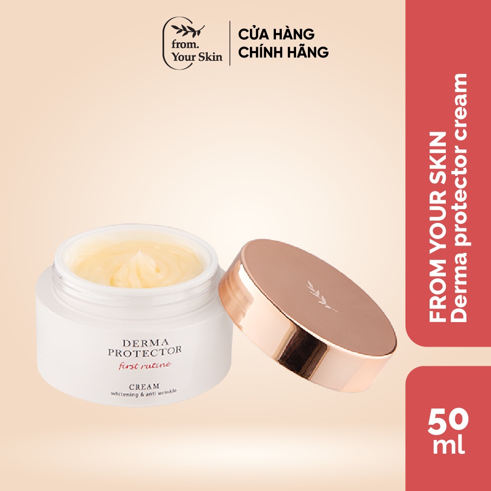 [Mã BMBAU50 giảm 7% đơn 99K] Kem Dưỡng Làm Sáng Da Chống Lão Hóa From Your Skin Derma Protector First Routine Cream 50ml