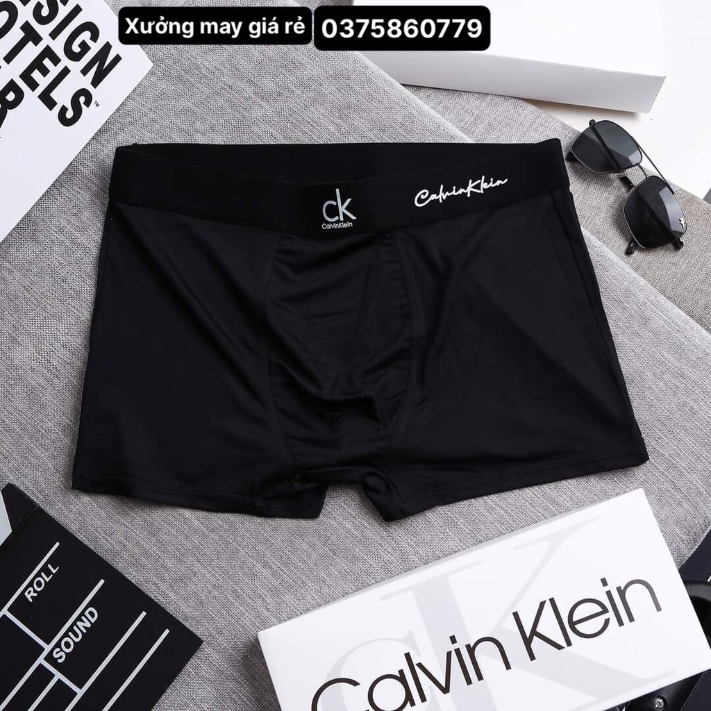 Quần sịp nam thun lạnh cao cấp, quần lót nam kiểu dáng boxer, sịp đùi thoáng mát