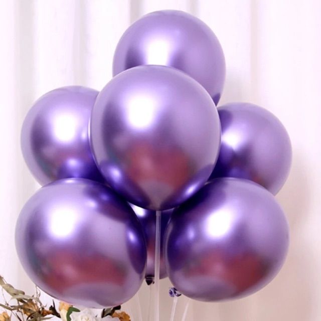 Sét 50 bóng bóng siêu nhũ 10 inch