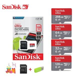 Thẻ nhớ sandisk 128gb/64gb/32gb/16gb/8gb chính hãng dùng cho điện thoại máy ảnh tốc độ cao Class 10 Ultra 667x 100MB/s