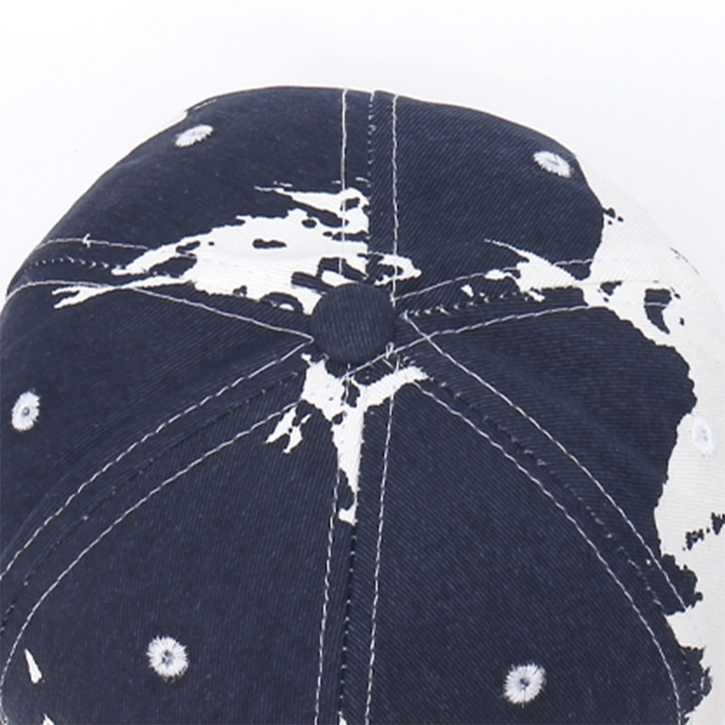 Mũ Lưỡi Trai Nhuộm Màu In Chữ Graffiti Phong Cách Hàn Quốc Thời Trang Mùa Hè Cho Nam Và Nữ