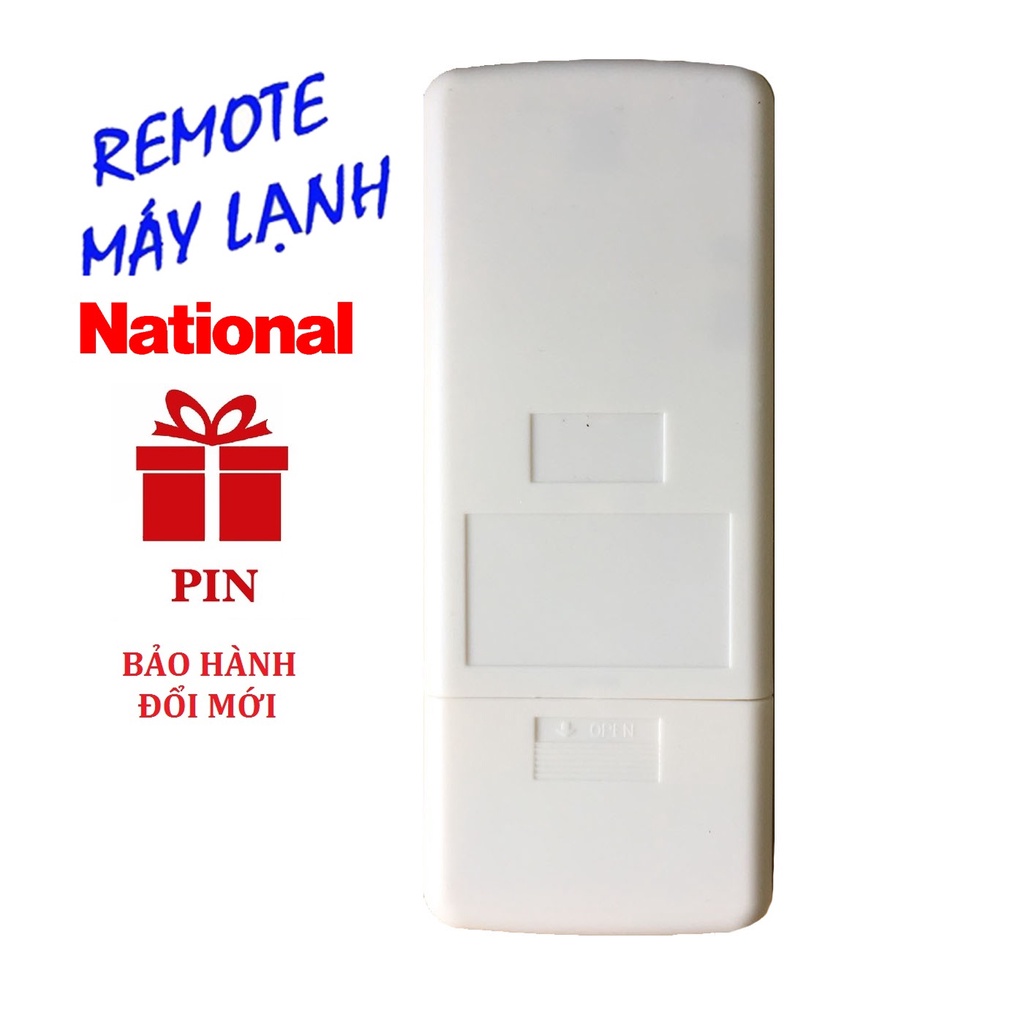 ĐIỀU KHIỂN ĐIỀU HÒA NATIONAL -  BẢO HÀNH 1 ĐỔI 1- REMOTE MÁY LẠNH 2 CHIỀU NATIONAL