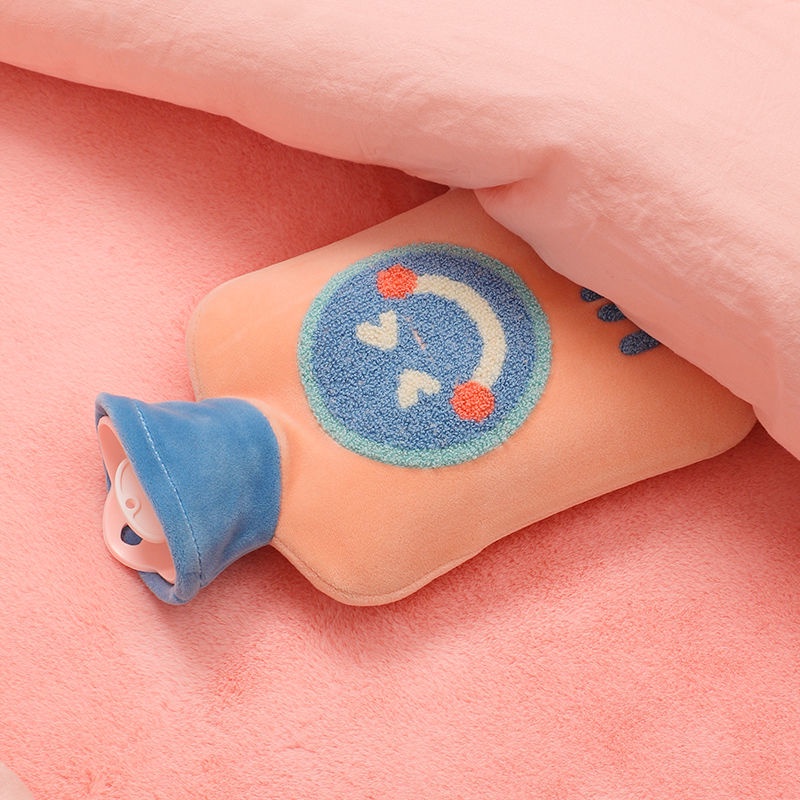 Túi Chườm Nước Nóng Dày Dặn Giữ Ấm Chống Nổ Họa Tiết Dễ Thương