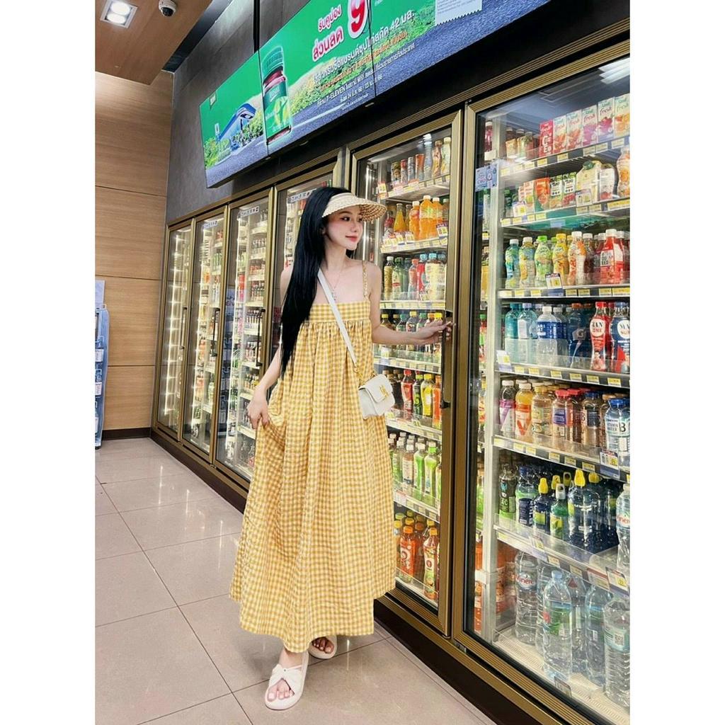 Váy đầm cúp ngực maxi dáng dài nữ 2 dây bín  có mút ôm body chất xốp mềm màu đen dự tiệc sang chảnh thời trang  aloha