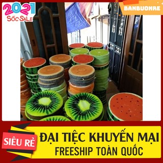 Sỉ gối trái cây hoa quả 3d loại 1 hàng kích thước to 38cm