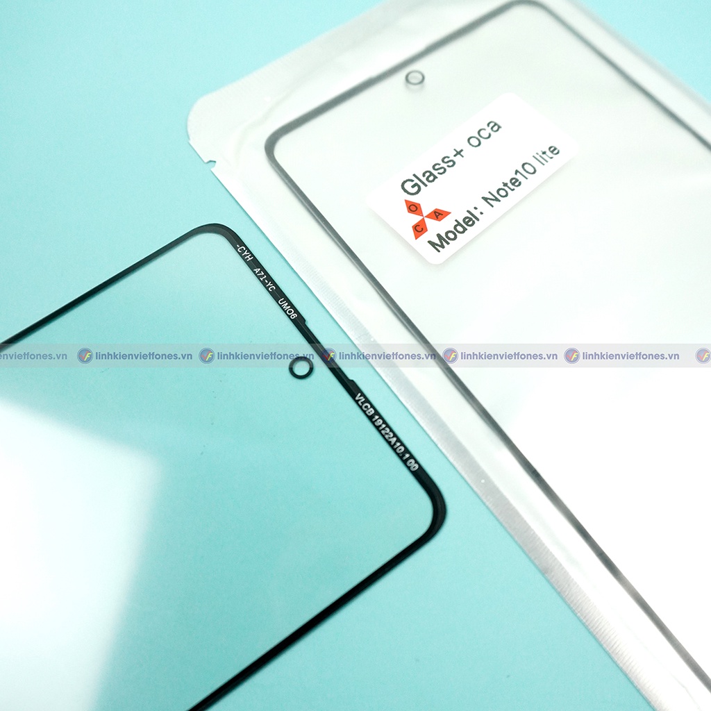Mặt kính Ép Kính SS Note 10 lite