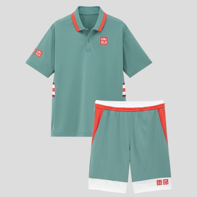 Bộ Quần Áo Thể Thao Nam Uniqlo Tennis Kei Nishikori Australia