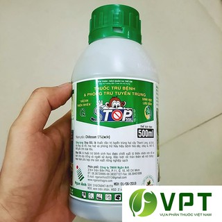 STOP 5SL (Chitosan) chai 100ml - Thuốc trị Tuyến trùng SINH HỌC