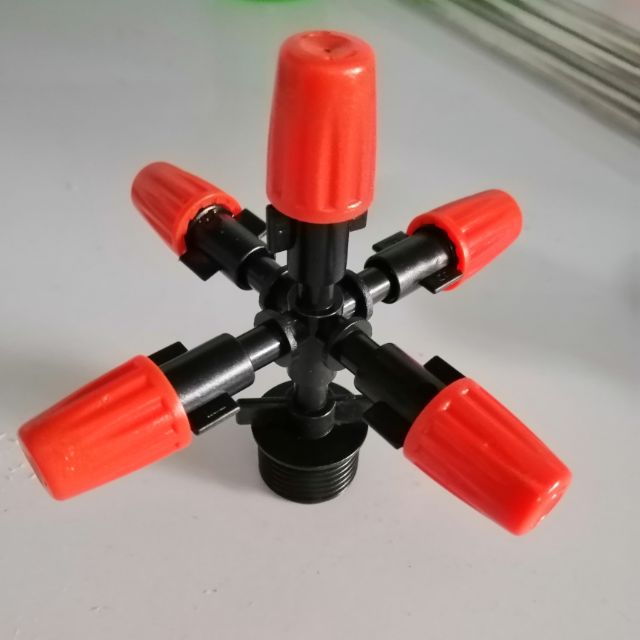 Béc phun sương 5 hướng cam lọai 1.ren 21