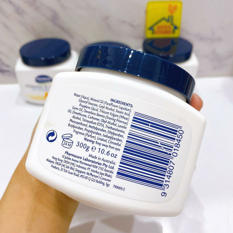 Kem Dưỡng Ẩm Redwin Vitamin E Giảm Nứt Nẻ Cấp Ẩm Giúp Da Căng Mịn Tươi Trẻ 300g