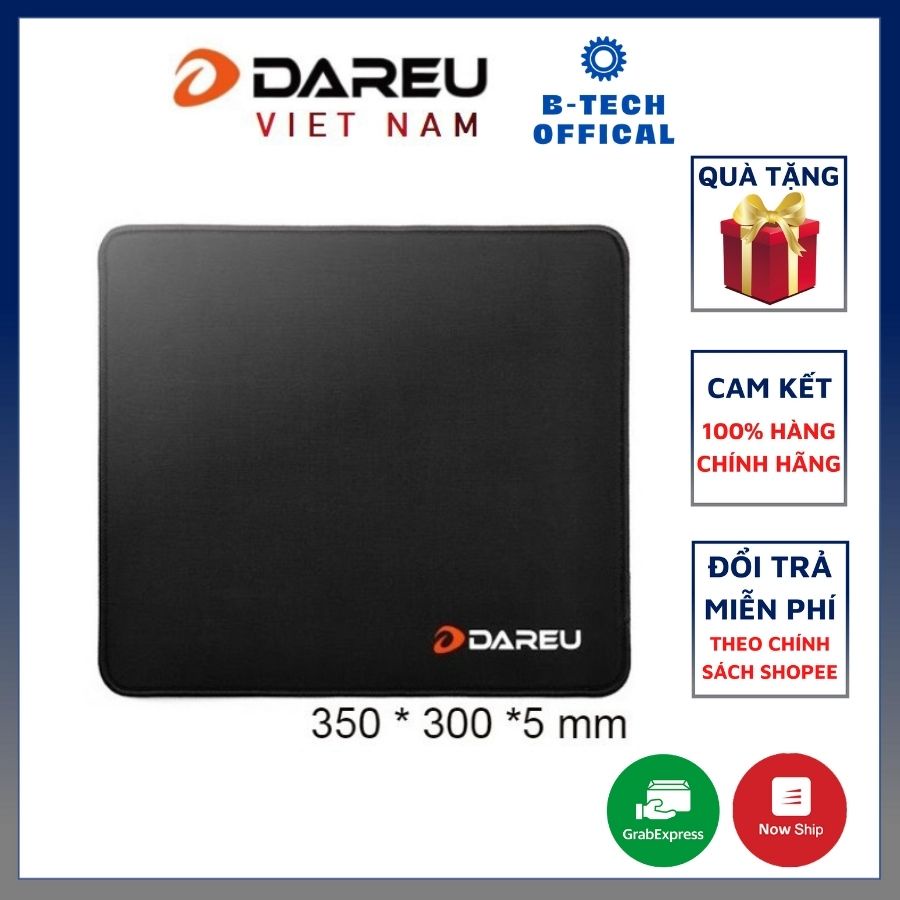 Bàn di chuột Dareu ESP100 có logo (350x300x5mm)