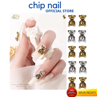 Charm gấu nail, cham gắn móng