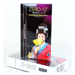 Bao cao su siêu mỏng siêu trơn Zero O2 Nhật Bản (Hộp 12C)