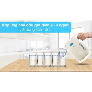 Bình đun siêu tốc Bluestone 1.5 lít KTB-3453 kem