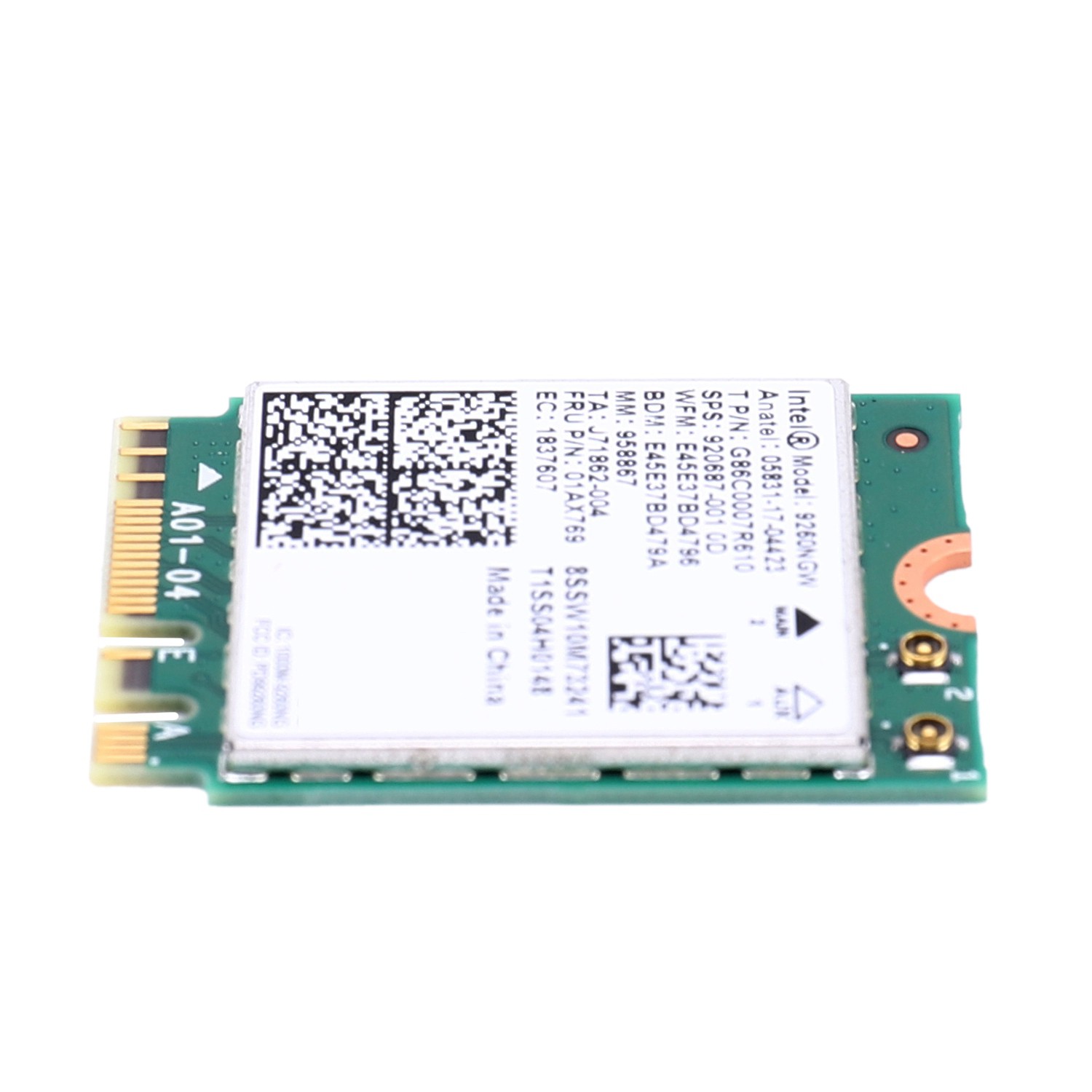 Thẻ Nhớ Kép Không Dây Ac 9260 Cho Intel 9260ngw Ngff 802.11ac