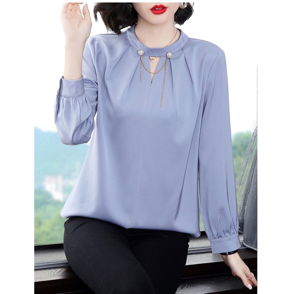 áo kiểu công sở cao cấp ( thời trang anitagreen) L05-221