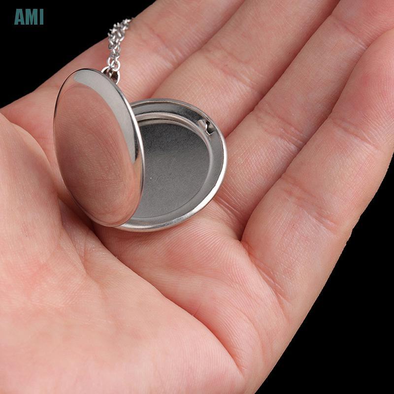 Dây Chuyền Mặt Tròn Bằng Thép Không Gỉ Có 3 Màu Để Lựa Chọn