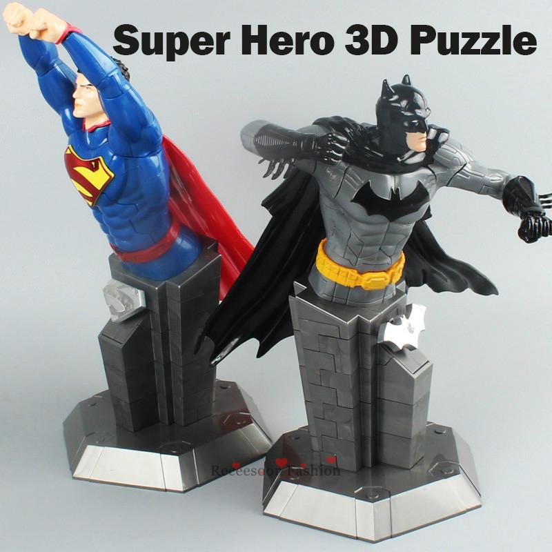 Đồ chơi xếp hình 3D hình siêu anh hùng người dơi