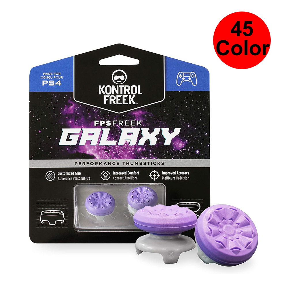 Kontrolfreek CQC FPS Freek Galaxy Purple for PlayStation 4 (PS4) Và PlayStation 5 (PS5) | Gậy Hiệu Suất Ngón Tay Cái | 1 tăng cao, 1 tuổi | Màu Tím