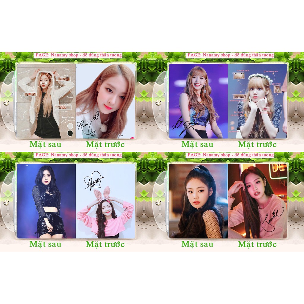 SỔ TAY BLACKPINK, LISA, JISOO, JENNIE, ROSE