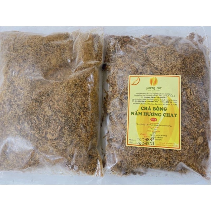 500g Chà bông nấm Hương Chay - CHÀ BÔNG CHAY