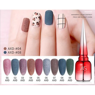 SET Sơn gel AS mẫu chai đỏ nhọn mã sơn lông AXD 9 chai 15ml siêu HOT siêu xịn