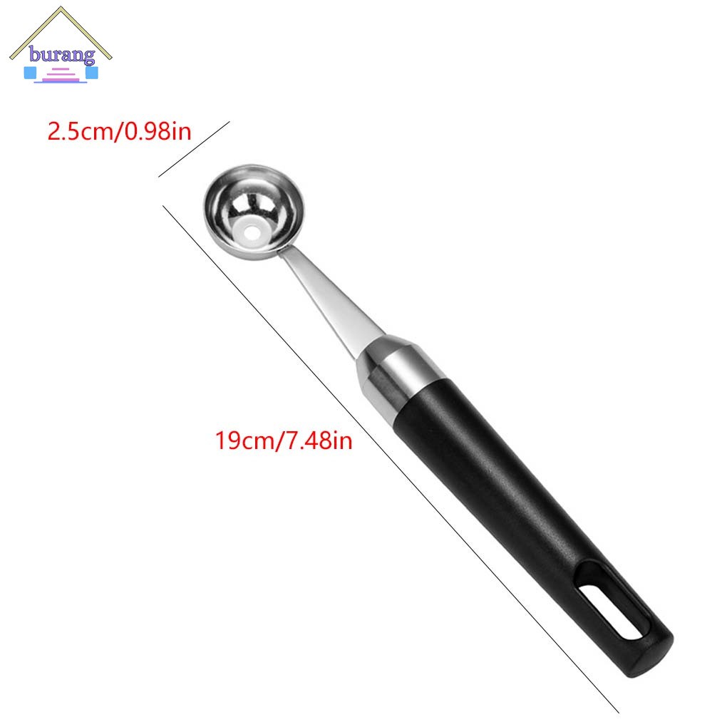 Muỗng múc trái cây kem viên bằng thép không gỉ tiện dụng