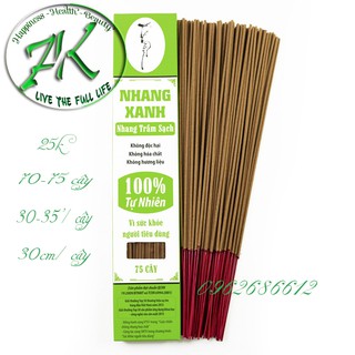 Nhang Xanh 30cm (3 tấc) – Tăm Đỏ