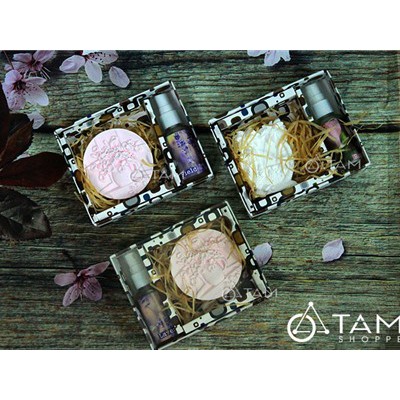 Combo Miếng thạch cao tỏa hương tinh dầu + chai tinh dầu xịt 30ml