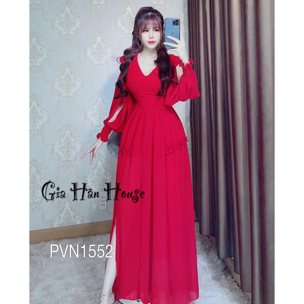 Đầm maxi có nón - đỏ | BigBuy360 - bigbuy360.vn