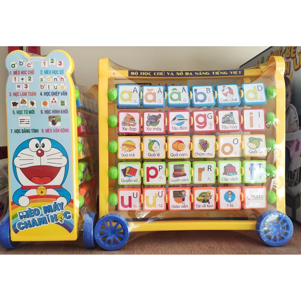 Bảng Học Chữ Và Số Đa Năng SATO Cho Bé Từ 3 Tuổi Khám Phá