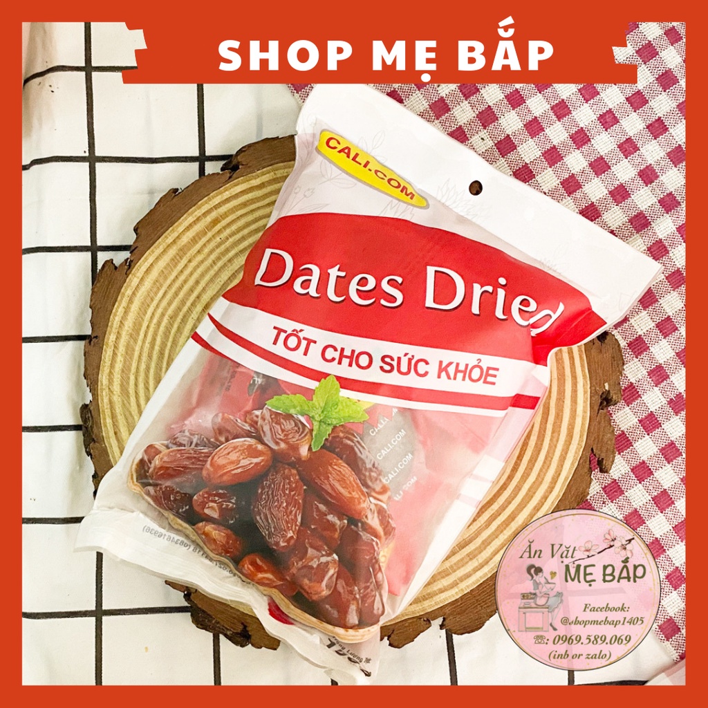 Chà Là Sấy Dẻo Không Đường Cali 150g - Loại 1 Nguyên Chất - Shop Mẹ Bắp [Date 12/2022]