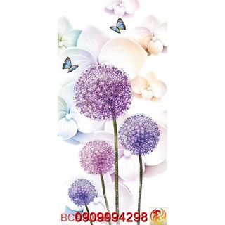 Tranh dán tường 3d hoa bồ công anh có size lớn