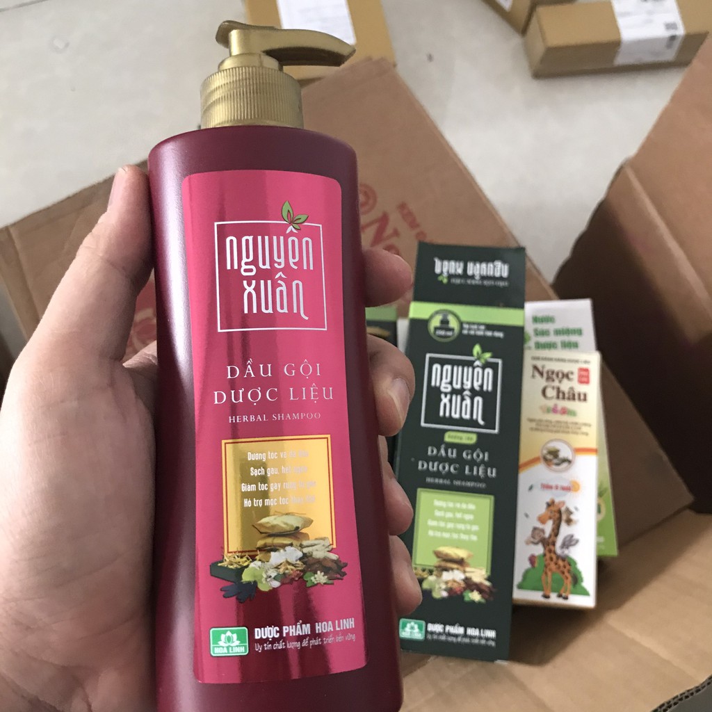 Dầu gội Dược liệu Nguyên Xuân 6,5ml,180ml, 200ml, 250ml xanh, đỏ, vàng,xã | BigBuy360 - bigbuy360.vn