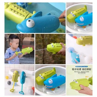 Đồ Chơi Súng Nước Hình Cá Sấu Cho Bé