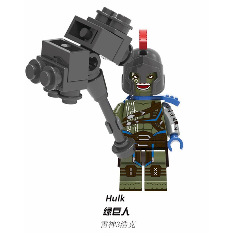 Mô Hình Lắp Ráp Nhân Vật Hulk Hawkeye Spider Marvel Cho Bé