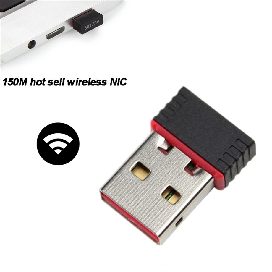 Usb Wifi Không Dây Mini 802.11n 150mbps Usb2.0 Cho Laptop / Windows Mac