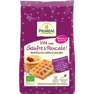 Bột bánh hữu cơ waffle và pancake pha sẵn Primeal 400g