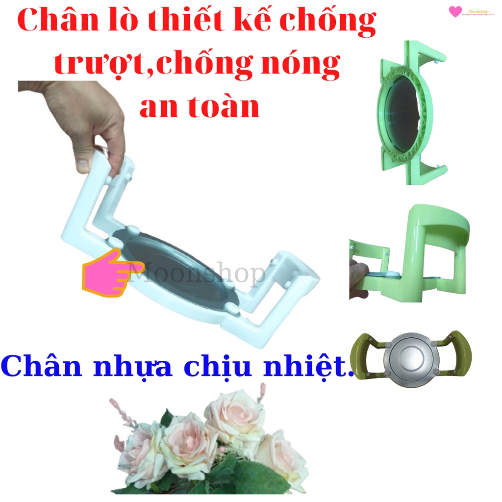 Lò thủy tinh, nồi chiên không dầu, lò nướng điện chất lượng Gali 1300w 17 lít bảo hành 1 năm tặng 5 phụ kiện Moon Store