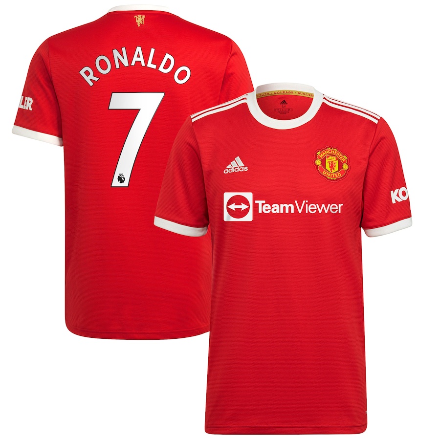 Áo Thun Bóng Đá Manchester United/ MU 2021/22 Chuyển Mùa Hè CR7 / C.Ronaldo Mới