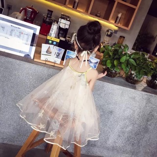 Váy voan hoạ tiết ngựa pony