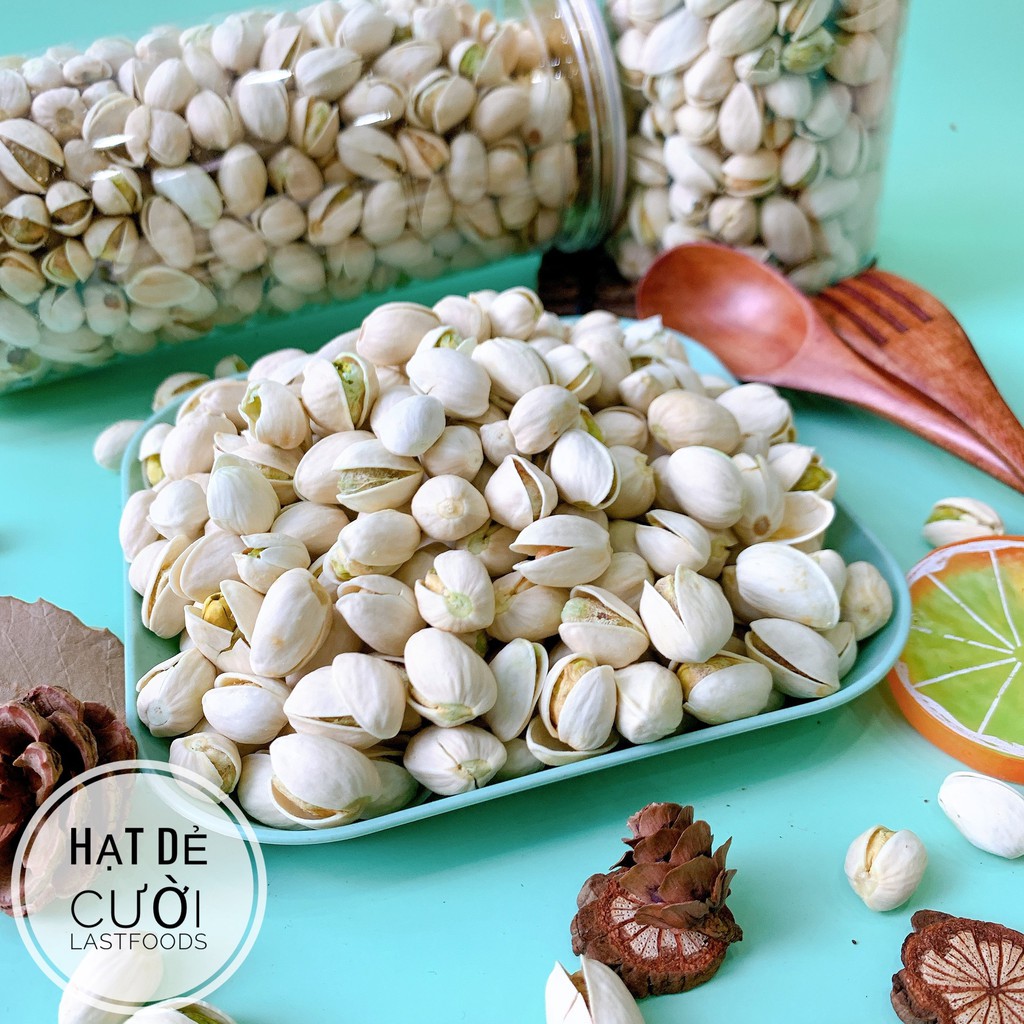Hạt Dẻ Cười Mỹ Không Tấy Trắng 500g - YumYum Tiệm quà vặt Hà Nội - Món ăn vặt vừa ngon vừa rẻ - Hũ Pet 1000ml