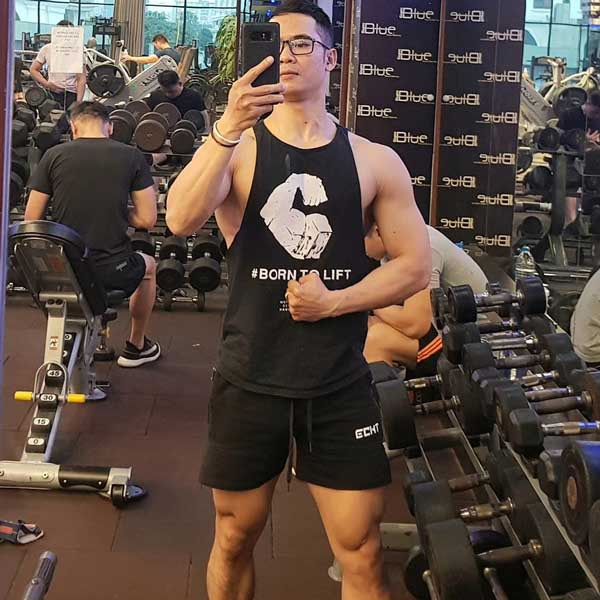 Tanktop Born To Lift - Chất - Mịn - Xịn - Mát