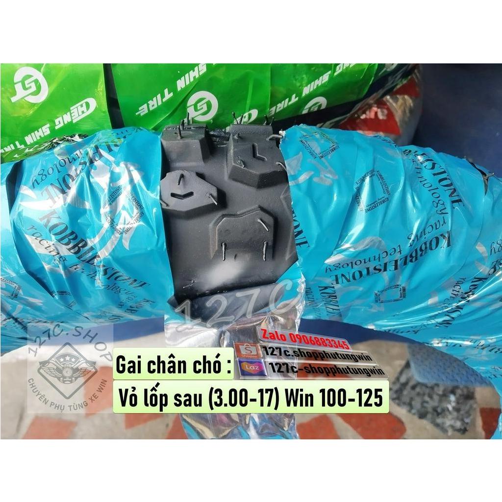 Vỏ lốp gai chân chó trước sau Win 100-125cc